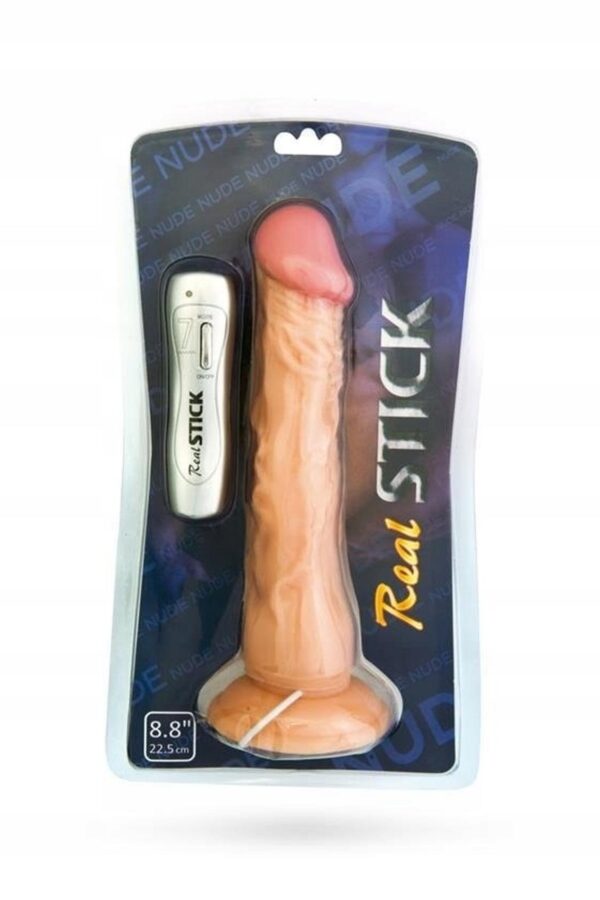 RealStick TOYFA Nude realistic Vibrator, 7 vibration modes, 22.5 cm - obrazek 2