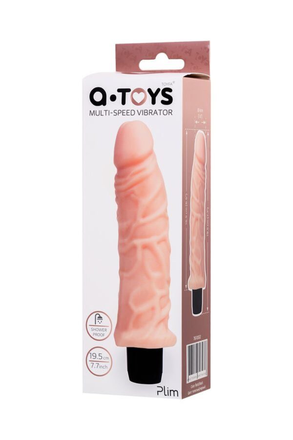 A TOYS, Realistic Multi Speed vibrator,, TPE, vibration modes, 16.5 cm - obrazek 2