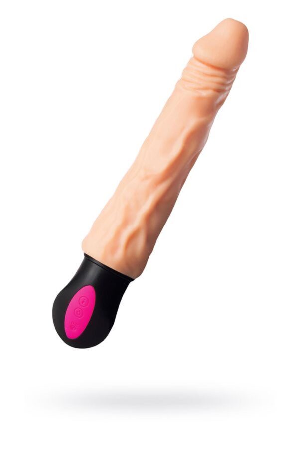 A TOYS  Realistic Vibrator with heating, TPE, 12 Modes, bendable, recharble - obrazek 2