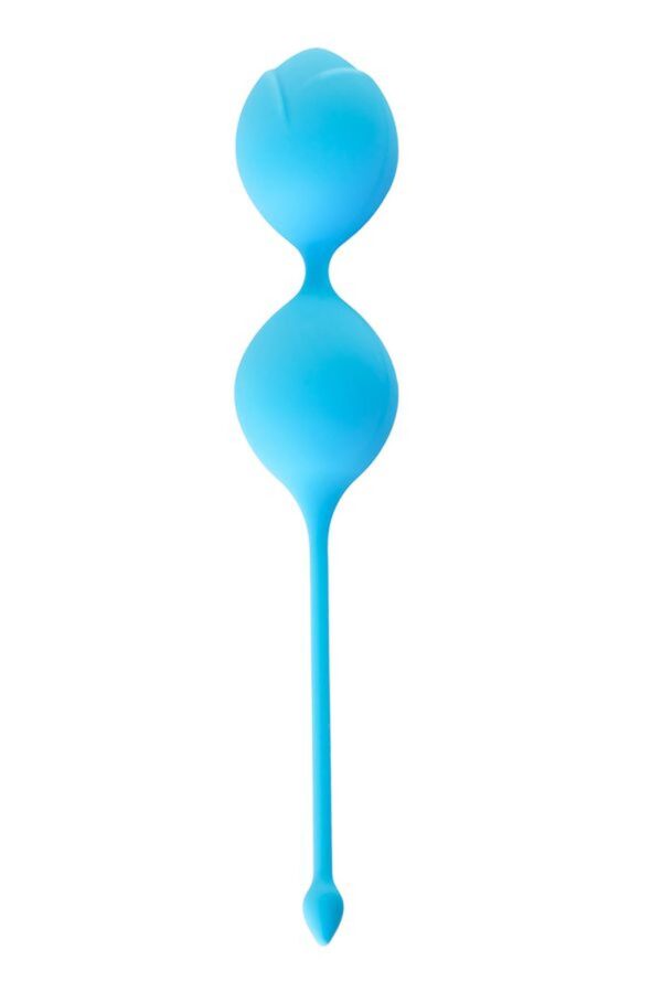 A TOYS,Vaginal balls, Silicone, Blue, O 3.5 cm - obrazek 2