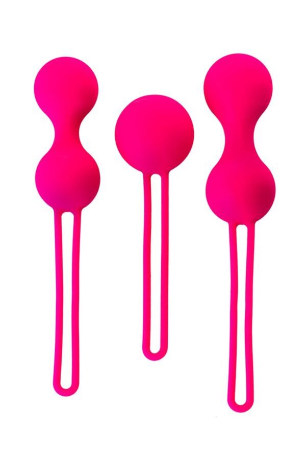 A TOYS, Set of vaginal balls, 7,9 cm, silicone, diameter 3 3,2 cm - obrazek 2