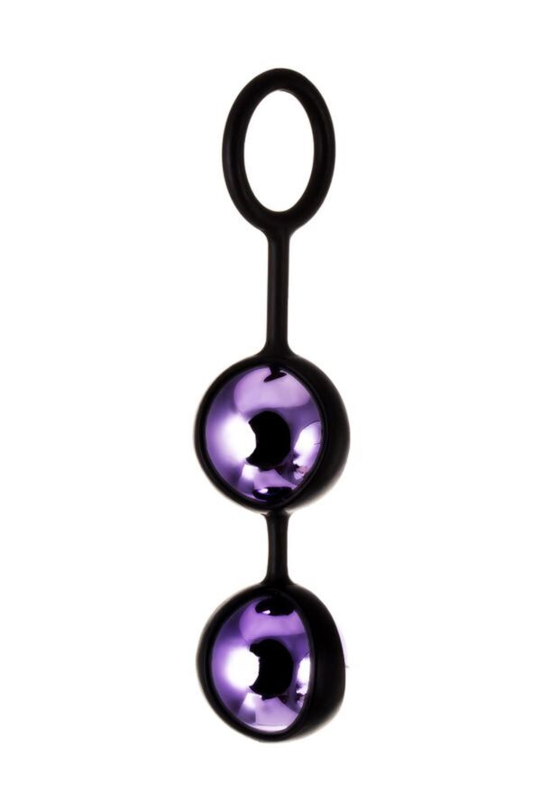 A TOYS, Vaginal balls, ABS plastic, Purple, O 3.1 cm - obrazek 2