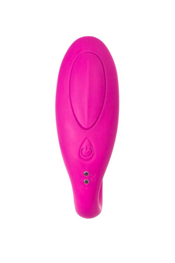 A TOYS Vibrator for couples Dolphy, silicone, pink, 9.6 cm - obrazek 2