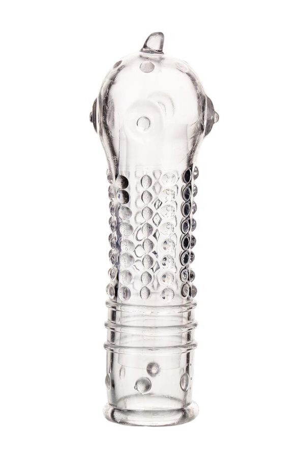 A TOYS, Penis Sleeve, TPR, Transparent, 14.7 cm - obrazek 2