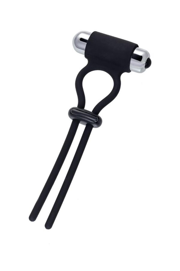 A Toys Erection enhancing lasso Jat , black, silicone, 14cm - obrazek 2