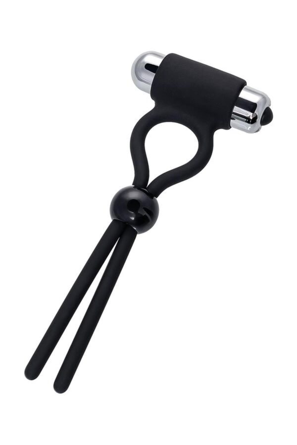A Toys Erection enhancing lasso Ect , black, silicone, 14cm - obrazek 2