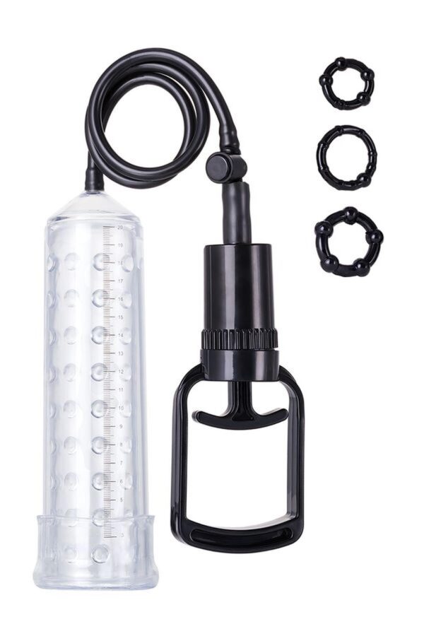 A TOYS, Penis Pump, PVC, Transparent, 23.5 cm - obrazek 2