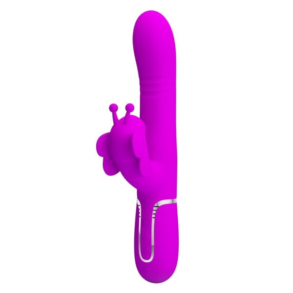 Pretty Love Butterfly Clit Vibrator Pink - obrazek 3