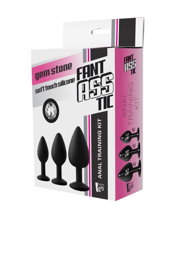 FANTASSTIC ANAL TRAINING KIT WHT STONE - obrazek 3