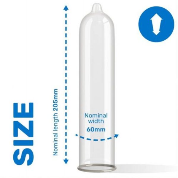 King size XL condoms 12 pcs - obrazek 3