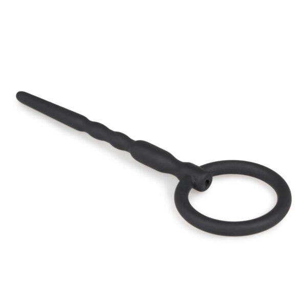 Silicone Penis Plug With Pull Ring - obrazek 3