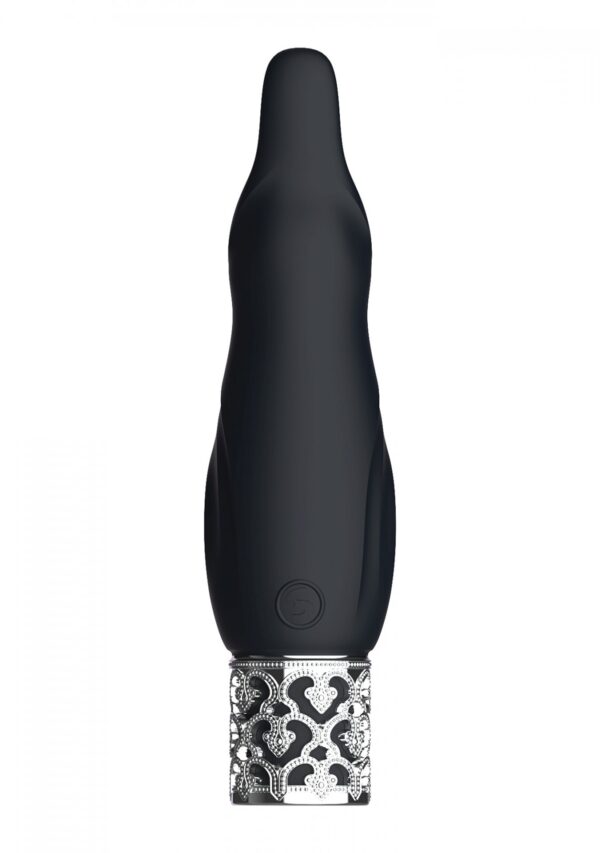 Sparkle   Rechargeable Silicone Bullet   Black - obrazek 3