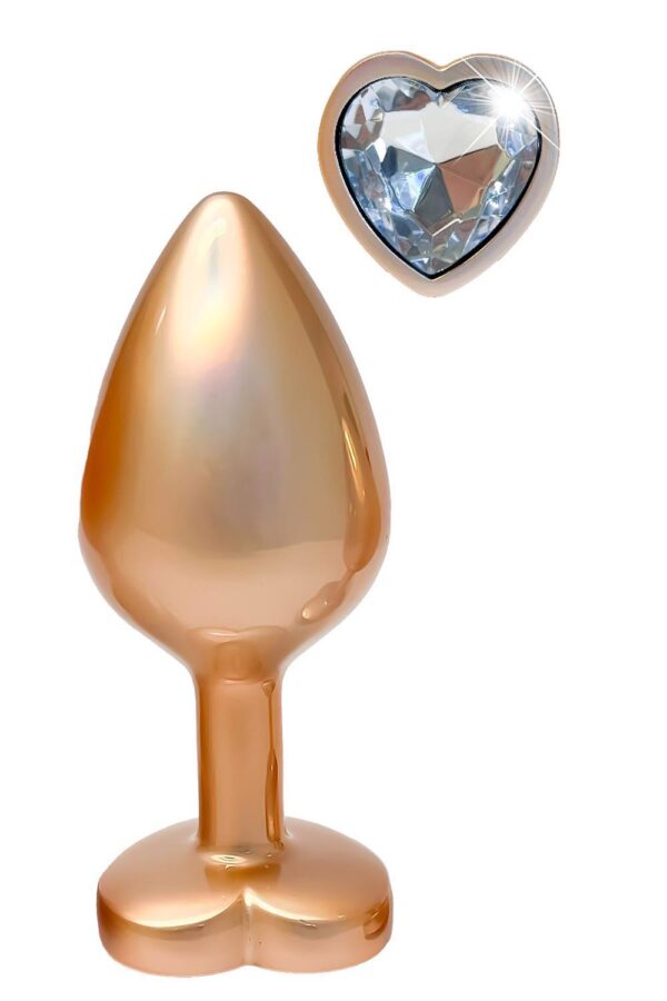 GLEAMING LOVE MATTE GOLD PLUG MEDIUM - obrazek 3