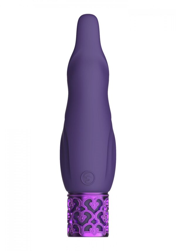 Sparkle   Rechargeable Silicone Bullet   Purple - obrazek 3