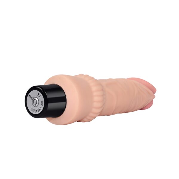 7.8 REAL SOFTEE Vibrating Dildo - obrazek 3