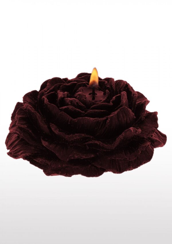 Rose Japanese Drip Candle 2pcs Red - obrazek 3