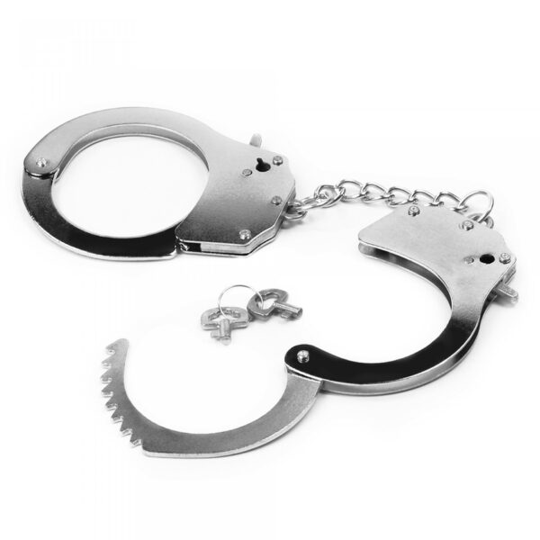 Fetish Pleasure Metal Handcuffs - obrazek 3