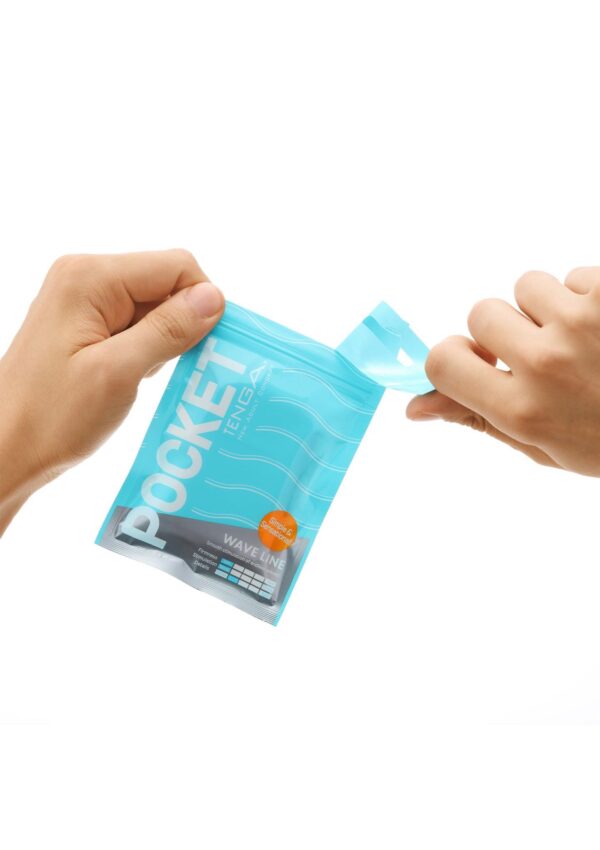 Tenga Pocket Wave Line Transparent - obrazek 3