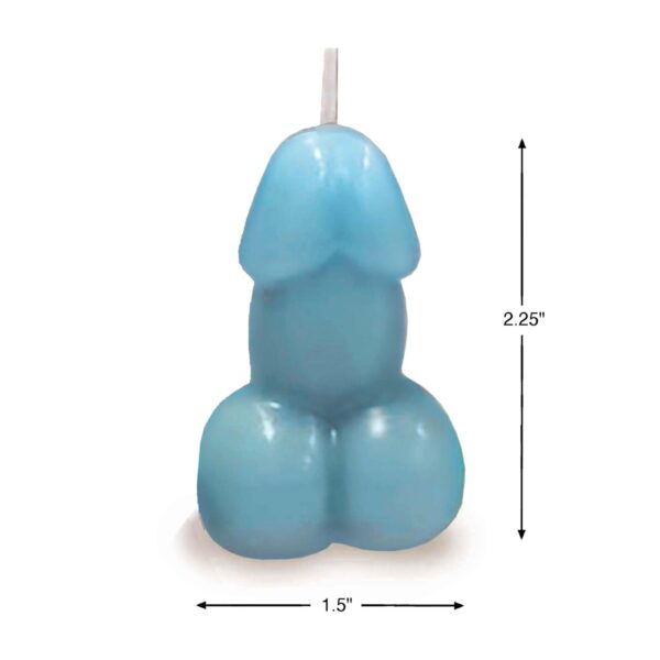 Eden’s Candle   Vanilla Scented Penis   Blue - obrazek 3