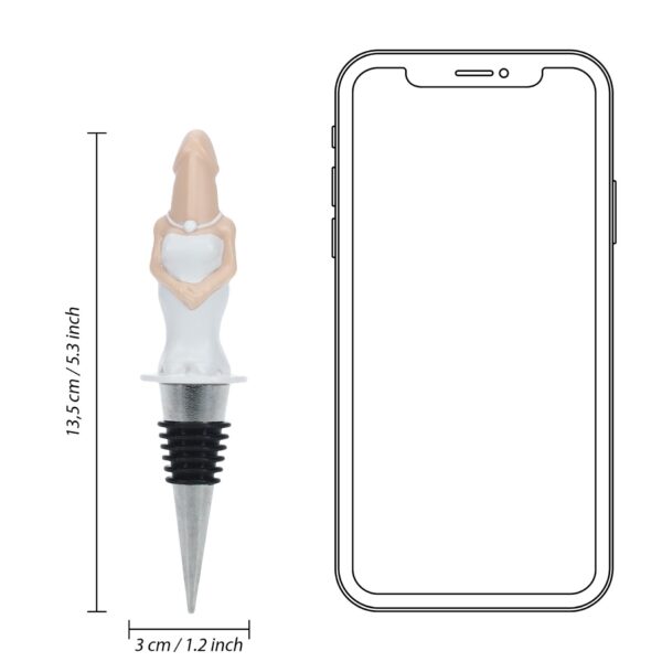 Bride Bottle Stopper   Flesh - obrazek 3