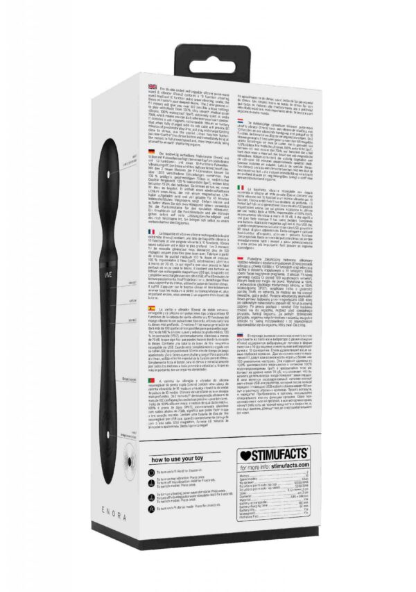 Enora   Wand & Vibrator   Black - obrazek 3
