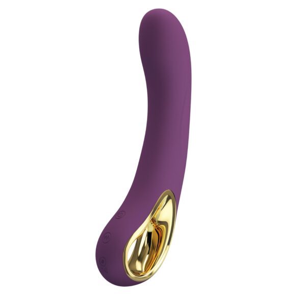 PRETTY LOVE   Ethan purple, 12 vibration functions Mobile APP Long distance Control - obrazek 3