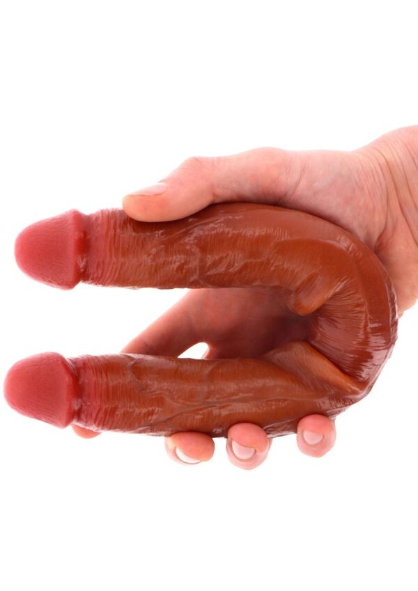 Silicone Foreskin D Dong 35 cm Caramel skin tone - obrazek 3