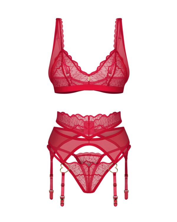 Cupide Desir komplet 3 częściowy  L/XL - obrazek 3