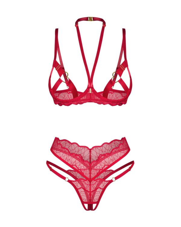 Cupide Desir komplet 2 częściowy otwarty  L/XL - obrazek 3