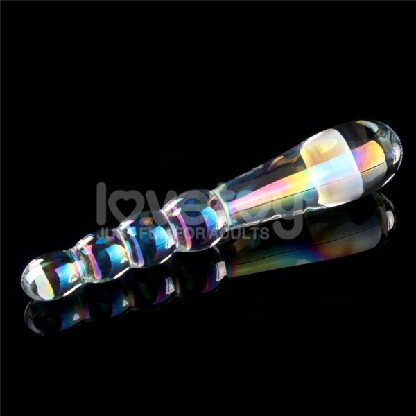 Twilight Gleam Glass Dildo - obrazek 3