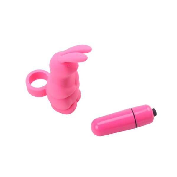 Sweetie Rabbit finger vibrator pink - obrazek 3