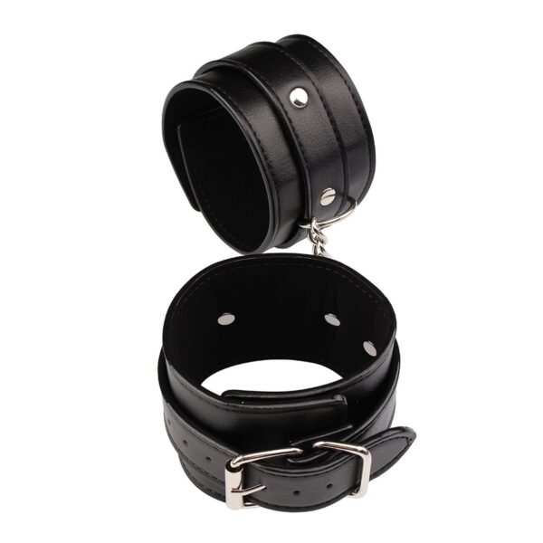 Classic Ankle Cuffs Black - obrazek 3