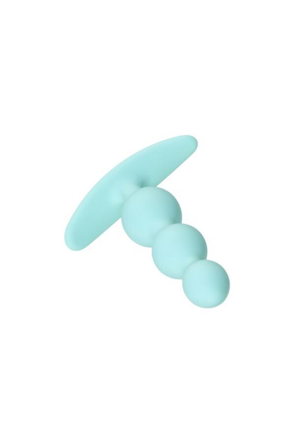 ToDo by Toyfa Anal plug Triple, silicone, mint, 10.5 cm, O 2.4 cm - obrazek 3