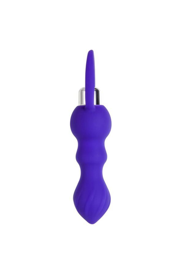 ToDo by Toyfa Anal plug Curvy, silicone, purple, 14 cm, O 3.2 cm - obrazek 3