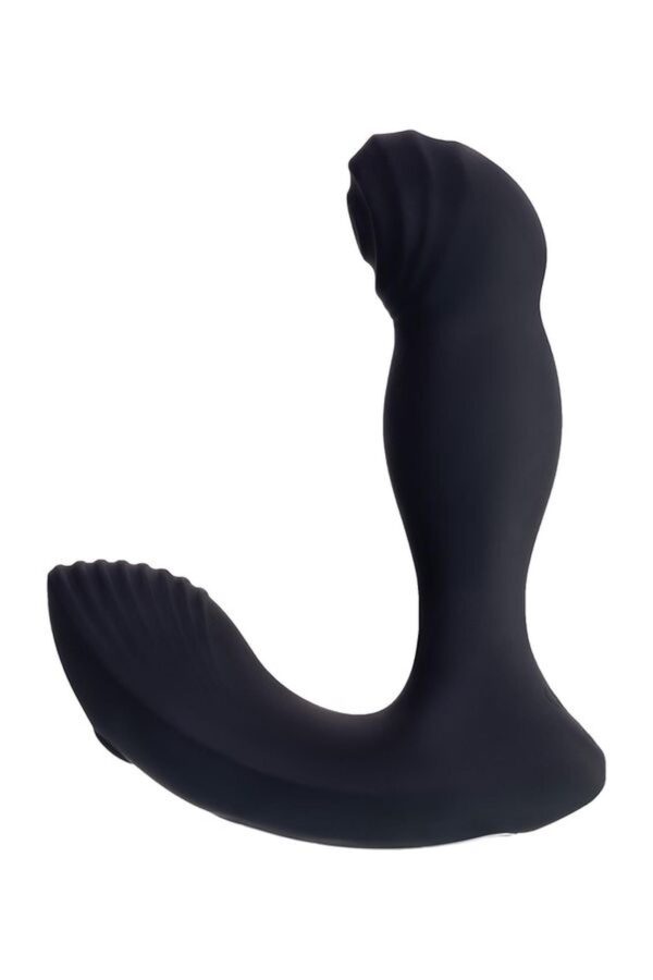 Prostate vibration stimulator with remote control Erotist Mounto, silicone, 13.2 cm - obrazek 3