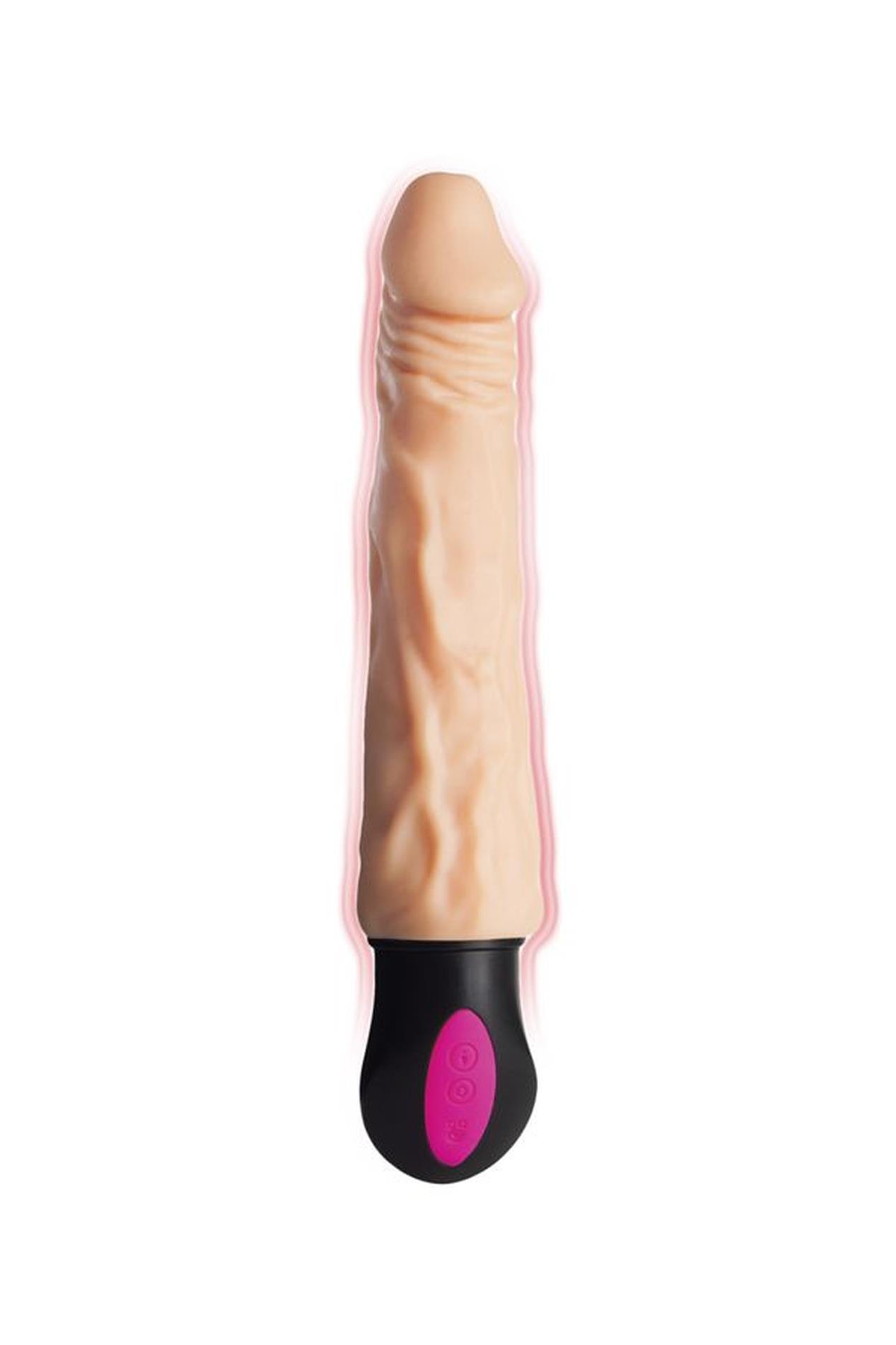 A TOYS Vibrator with heating TPE 12 speeds bendable rechargble