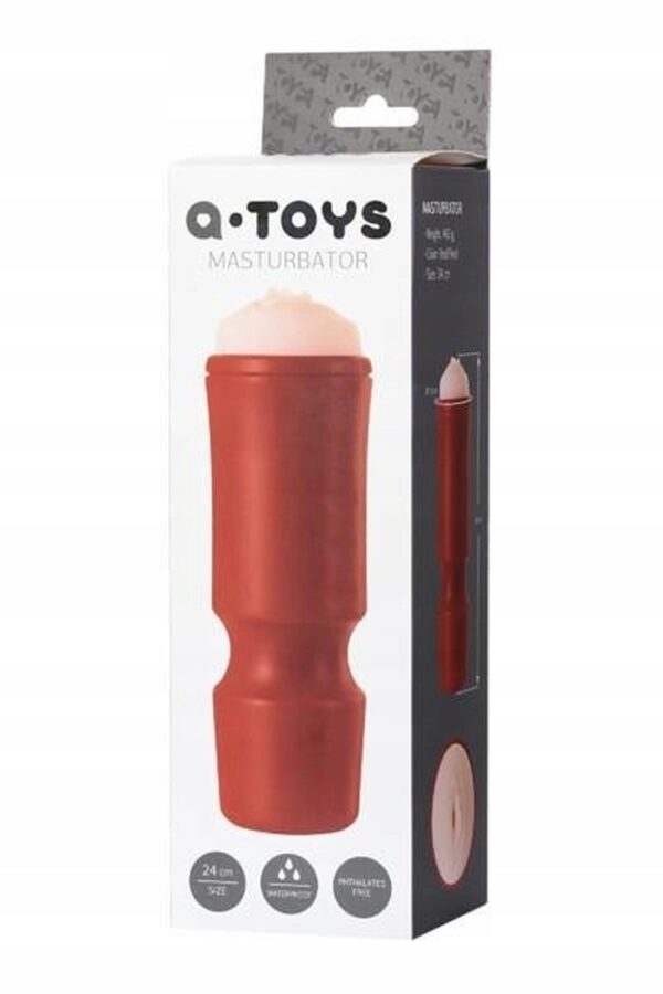 A TOYS, Masturbator,TPE, ABS plastic, 24 cm, diameter 7,6 cm - obrazek 3