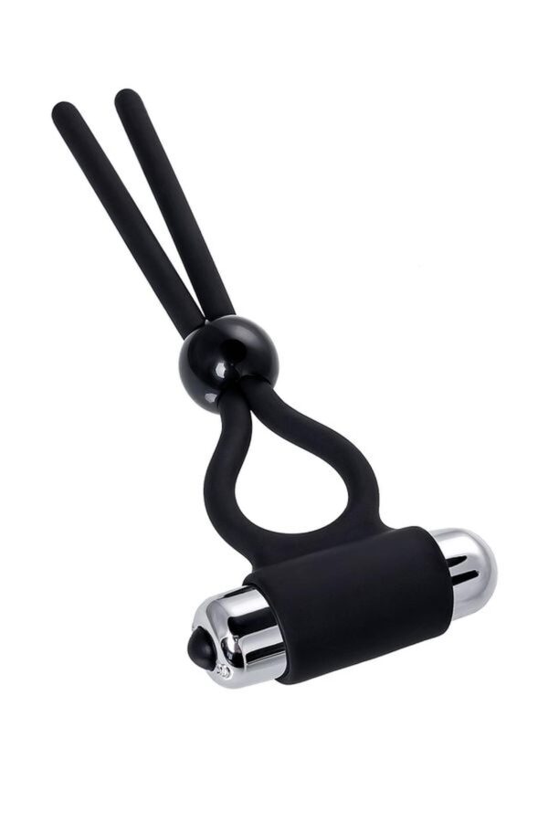 A Toys Erection enhancing lasso Ect , black, silicone, 14cm - obrazek 3