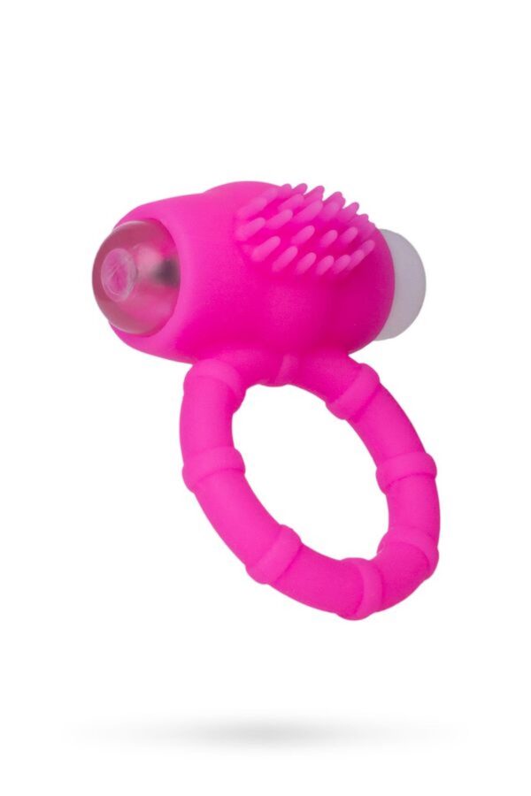 A TOYS, Penis VibroRing, Silicone, Pink, O2.5 cm - obrazek 3