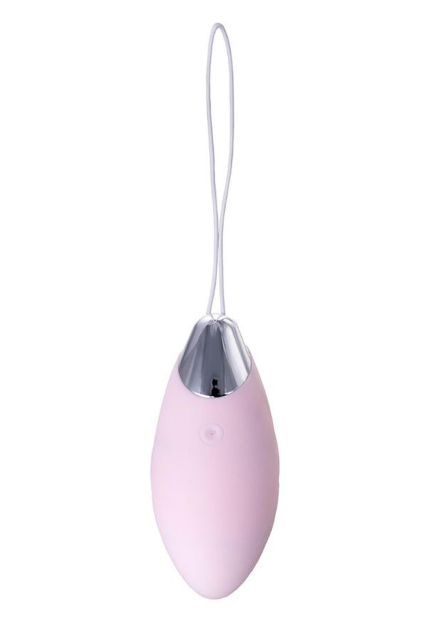 JOS VITA finger vibrating egg and vibrating attachment, silicone, powder pink, 8.5 and 8 cm - obrazek 3