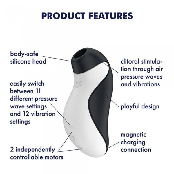 Orca Double Air Pulse Vibrator - obrazek 3