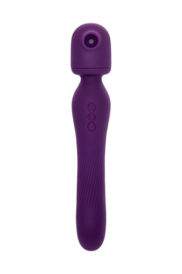 JOS Stimulator 2 in 1 Kisom, silicone, purple, 13 cm - obrazek 3