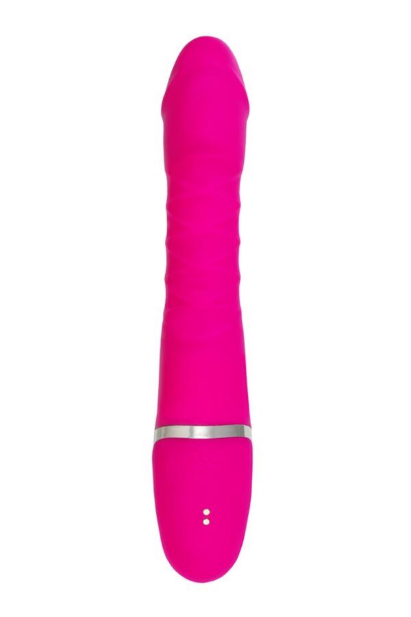 JOS Thrusting and sucking vibrator To Frolly, silicone, pink, 21,5cm - obrazek 3