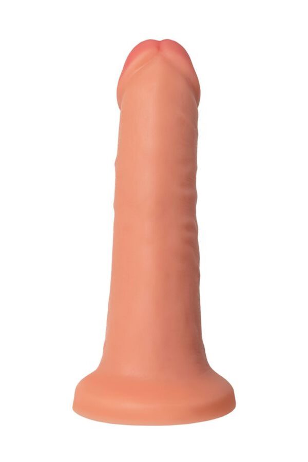Realistic dildo Caliber 18/4 , PVC, flesh,  length 18cm, diameter 4cm - obrazek 3