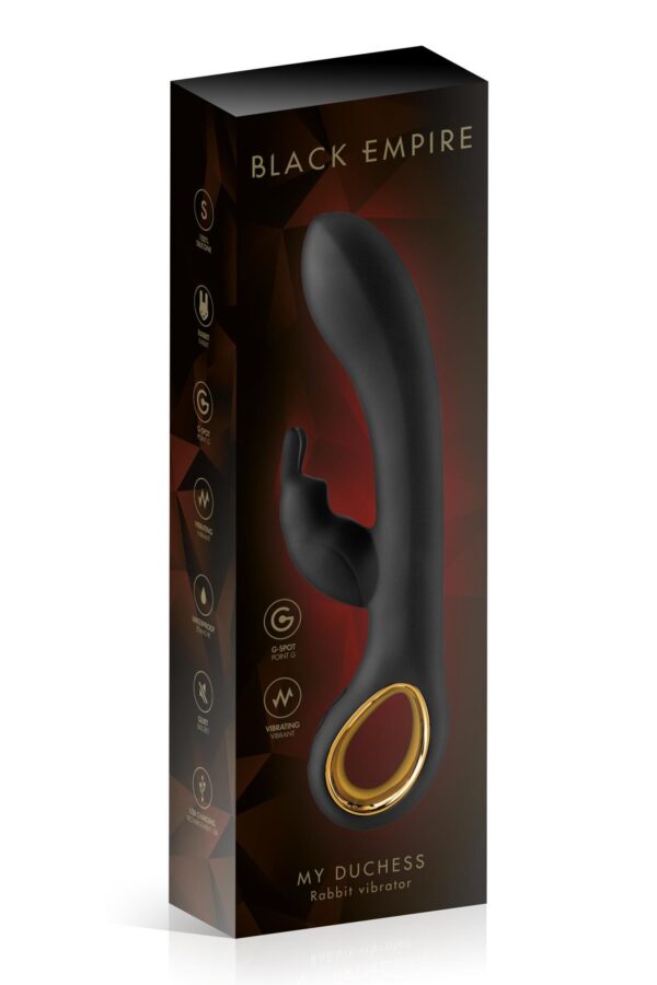 RABBIT MY DUCHESS BLACK EMPIRE VIBRATOR - obrazek 4