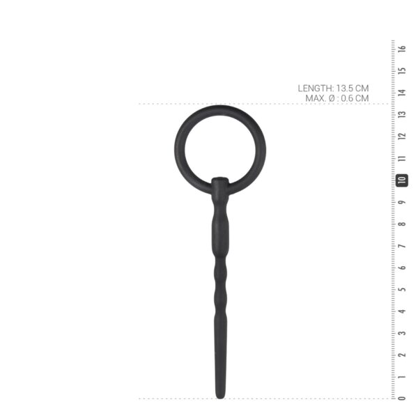 Silicone Penis Plug With Pull Ring - obrazek 4