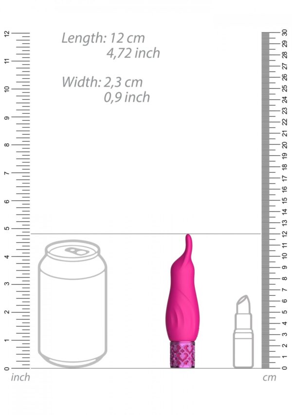 Sparkle   Rechargeable Silicone Bullet   Pink - obrazek 4