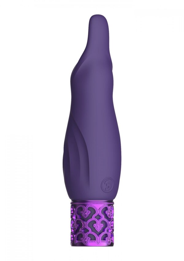 Sparkle   Rechargeable Silicone Bullet   Purple - obrazek 4