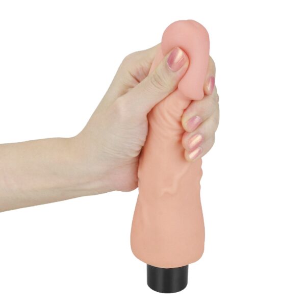 7 REAL SOFTEE Vibrating Dildo - obrazek 4