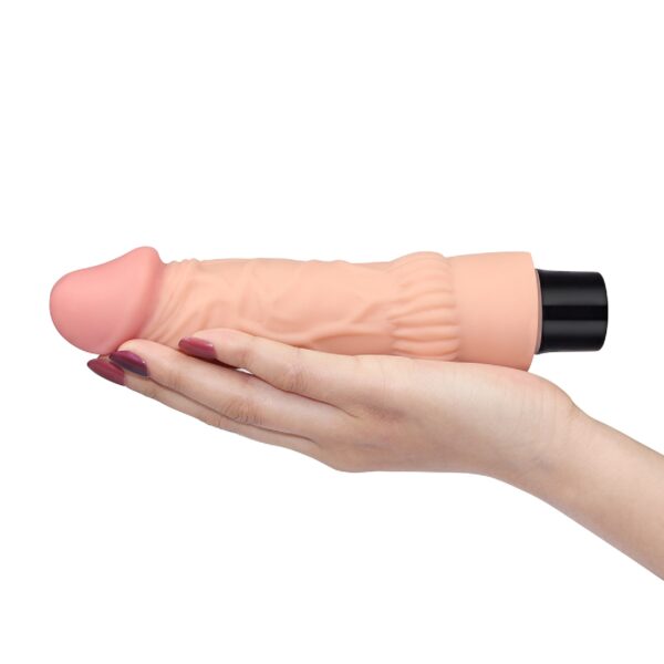 7.8 REAL SOFTEE Vibrating Dildo - obrazek 4